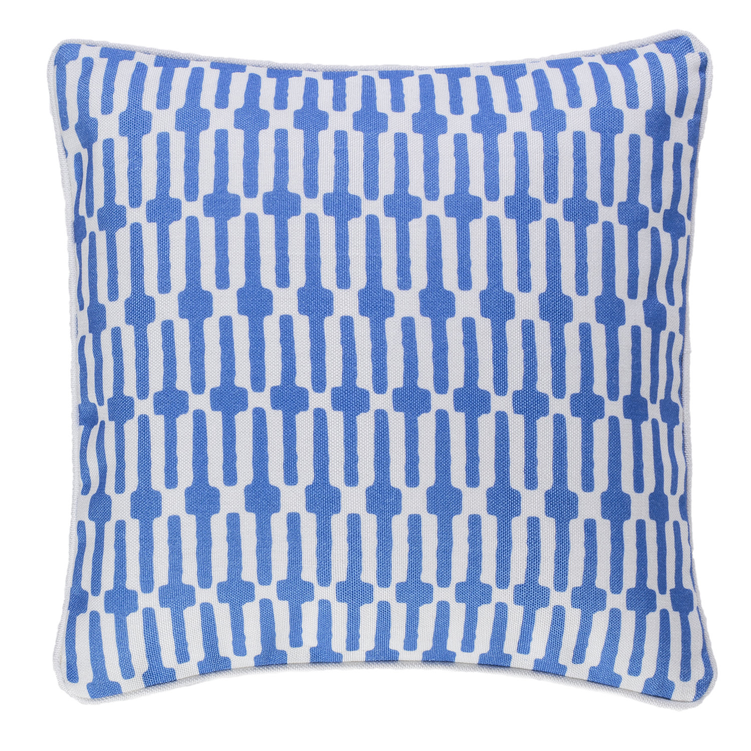 Dash & Albert | Links Indoor/Outdoor Cushion | Cobalt | Nisi Living