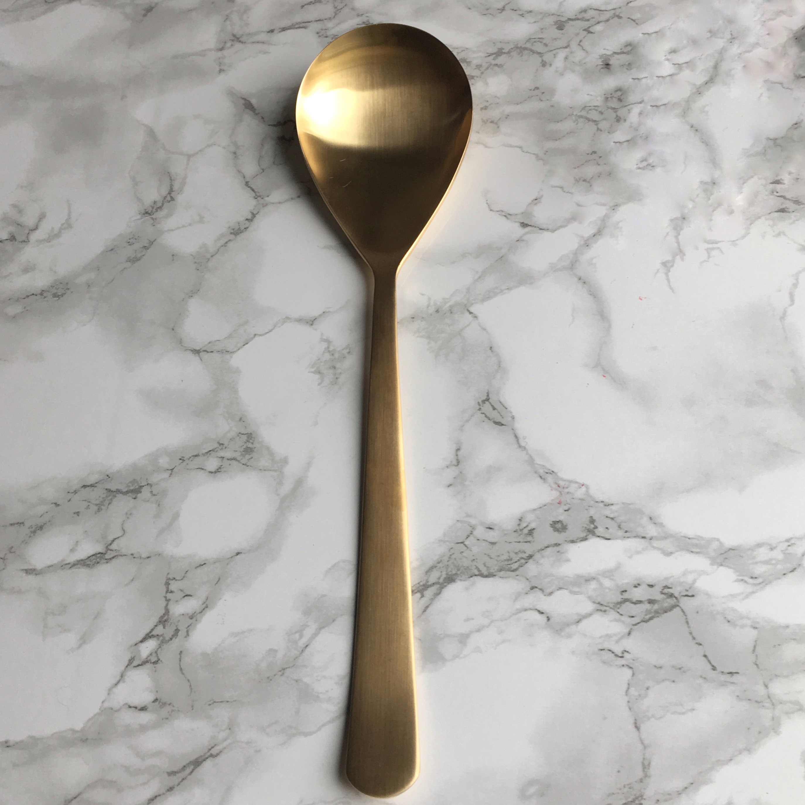 The Goal Is To Become A Gold Spoon Gold Serving Spoon | Nisi Living