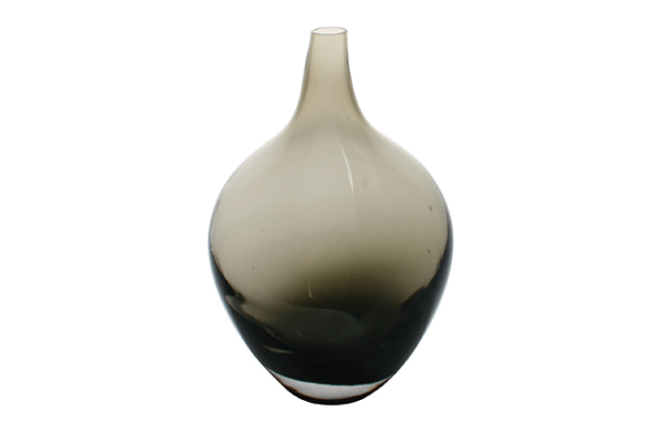 Fieso Glass Vase | Smoky Grey