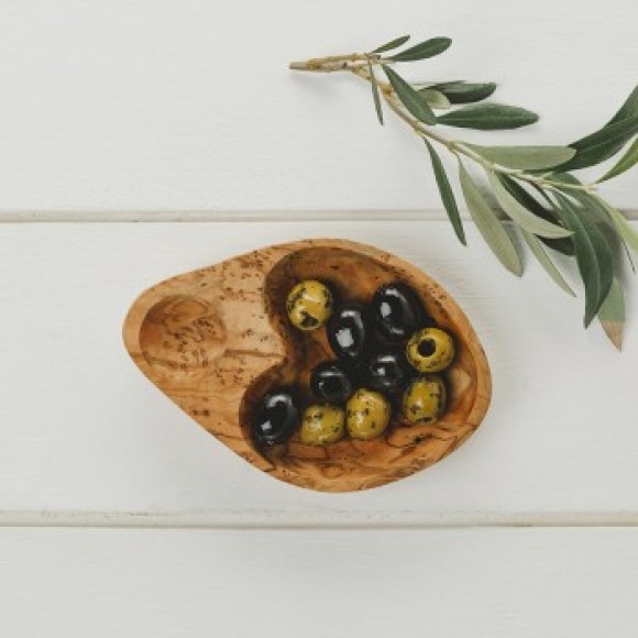 Olive Wood Olive Dish | 18cm
