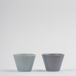 Grey Sem Cups | Set of 2