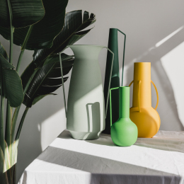 Roman Vases | Set of 4 | Green