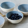 Blue Shell Bisque Small Bowl