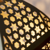 Bronze Moroccan Lantern | Square | Large
