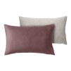 Cotton Velvet Cushion | Heather