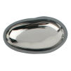 Charcoal Pebble Dish (Platinum) by Canvas Home