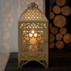 Gold Moroccan Lantern | Large | Square