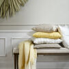 Lilly Stripe Linen Cushion | Cream