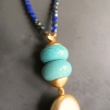 Oceana Cobalt Tassel Necklace