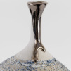 Textured Bottle Vase | Platinum Lustre