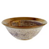 Textured Bowl with Copper Lustre