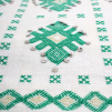 Vintage Moroccan Wedding Blanket | Green
